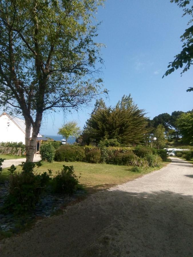 Les Hortensias Grande Tente Familiale Deux Chambres Et Sejour Vue Mer Sur Camping Nature 普莱斯坦-莱格雷沃 外观 照片
