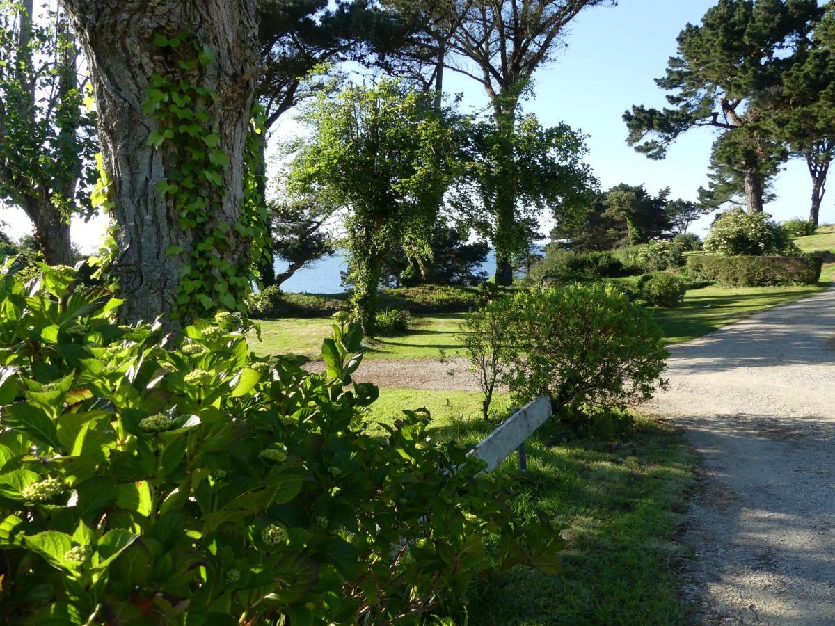 Les Hortensias Grande Tente Familiale Deux Chambres Et Sejour Vue Mer Sur Camping Nature 普莱斯坦-莱格雷沃 外观 照片