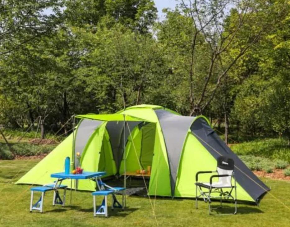 Les Hortensias Grande Tente Familiale Deux Chambres Et Sejour Vue Mer Sur Camping Nature 普莱斯坦-莱格雷沃 外观 照片
